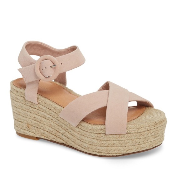 pink espadrille sandals